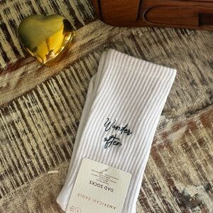 "Wander Often" American Eagle socks